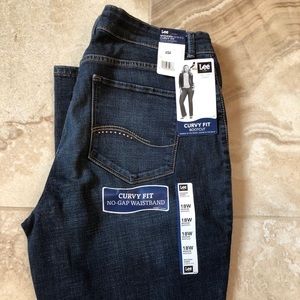 Lee Denim curvy fit bootcut. 18W NWT